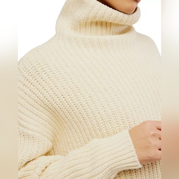 Free People Swim Too Deep Turtleneck Sweater - Picture 6 of 13